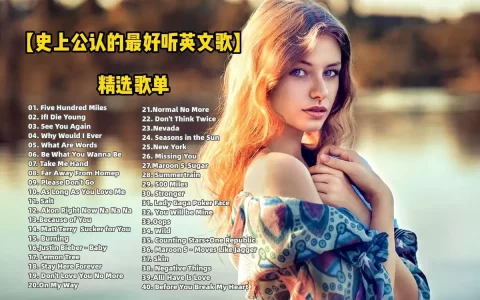 欧美经典流行音乐-精选好听的英文歌曲下载-好听的英文歌曲合集歌单推荐