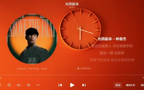林俊杰专辑新歌下载《光阴副本/Turn Of A Page》[FLAC/MP3-320K]