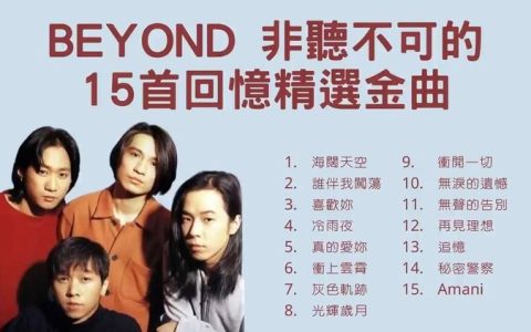 粤语经典老歌合集-粤语经典怀旧Beyond歌曲精选100首mp3下载