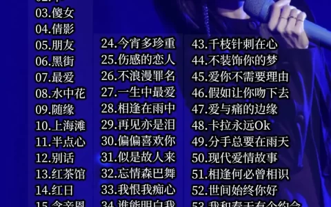 一人一首粤语成名曲原唱经典歌曲合集-宝丽金粤语歌曲经典怀旧老歌mp3下载