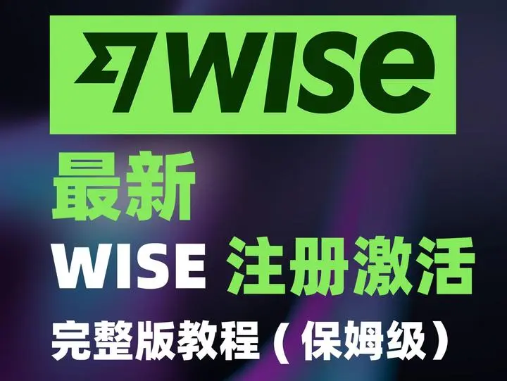 Wise激活入金教程-全套中国资料注册Wise方法-Wise注册教程wise入金激活全流程